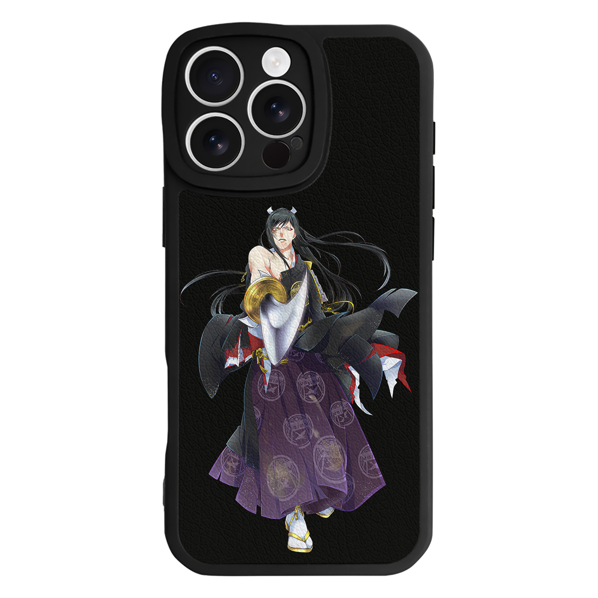 （画像用） 刀剣乱舞 Touken Ranbu 【iPhone 16シリーズ対応】シリコンスマホケース（レザー調） 材質：シリコン